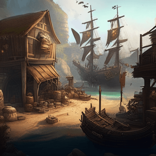 Random Pirate Town Name Generator